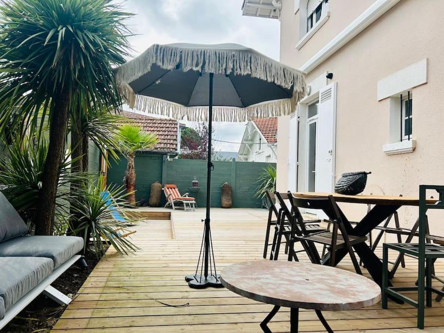 Villa8Pers 3'Piedplage Pleincentre Piscine Parking 아르카숑 외부 사진