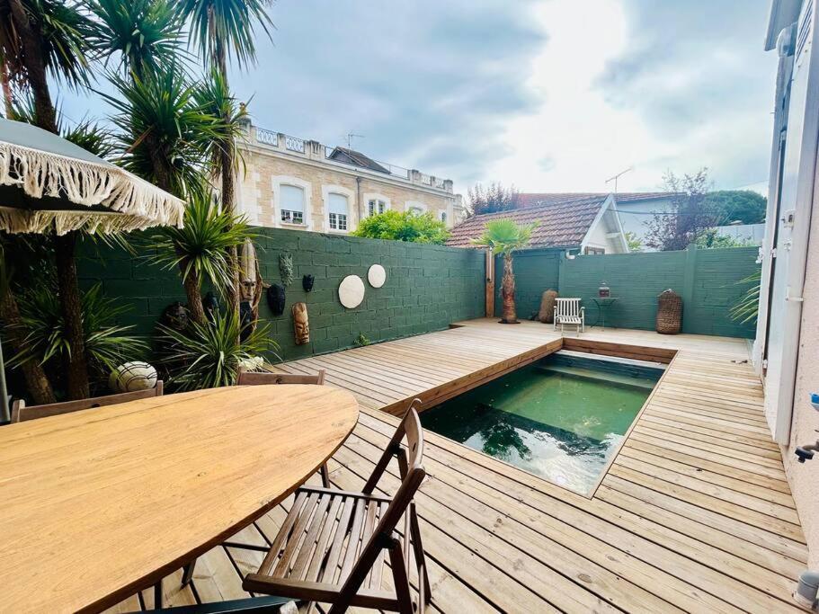 Villa8Pers 3'Piedplage Pleincentre Piscine Parking 아르카숑 외부 사진